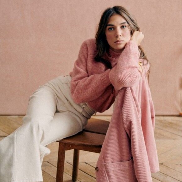 Sezane Otis Jumper, Rosewood, Sz Small - Picture 4 of 8